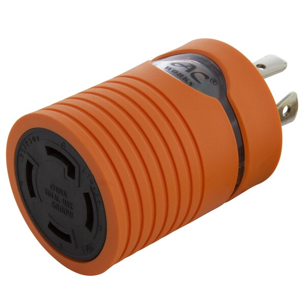 Ac Works Power Strip, L14-30R, L14-20P, L14-30P, 0 ft., Orange ADL1420L1430 - main